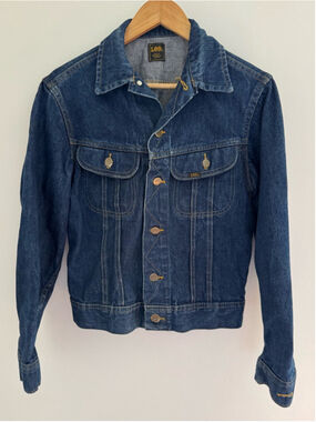 Vintage Lee Riders Denim Jacket Made in Canada Blue Trucker